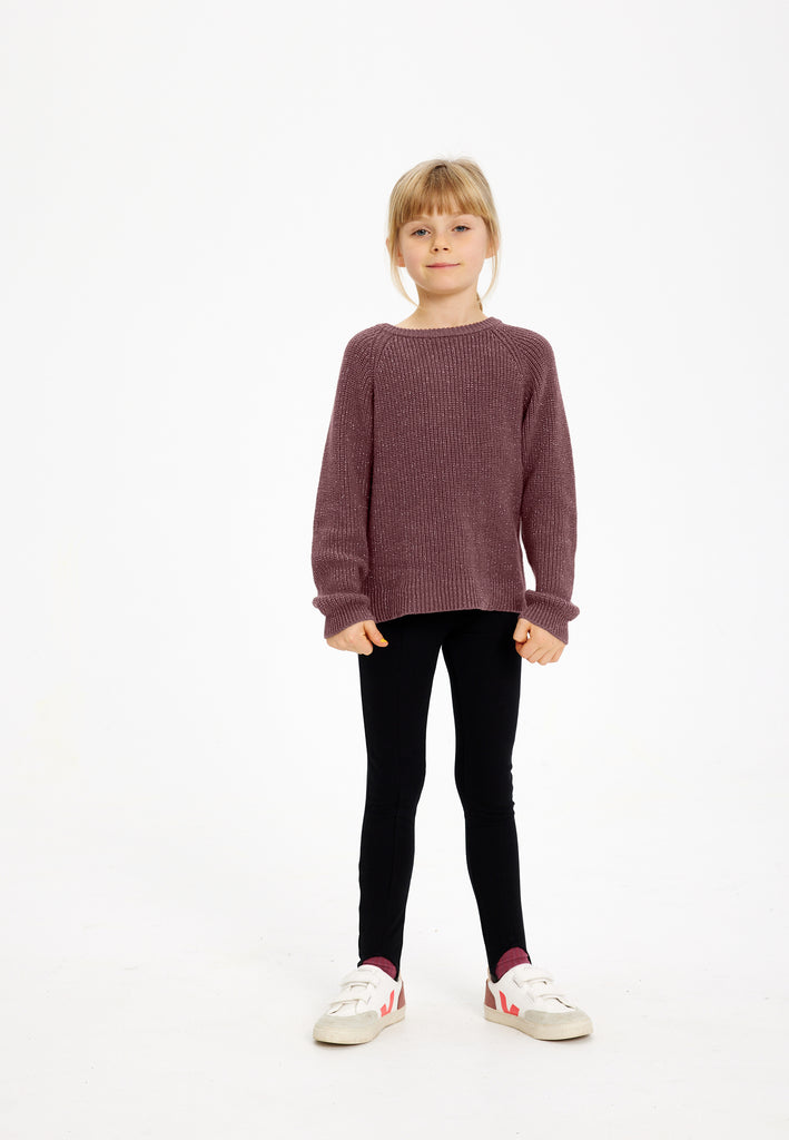 Heather glitter pullover