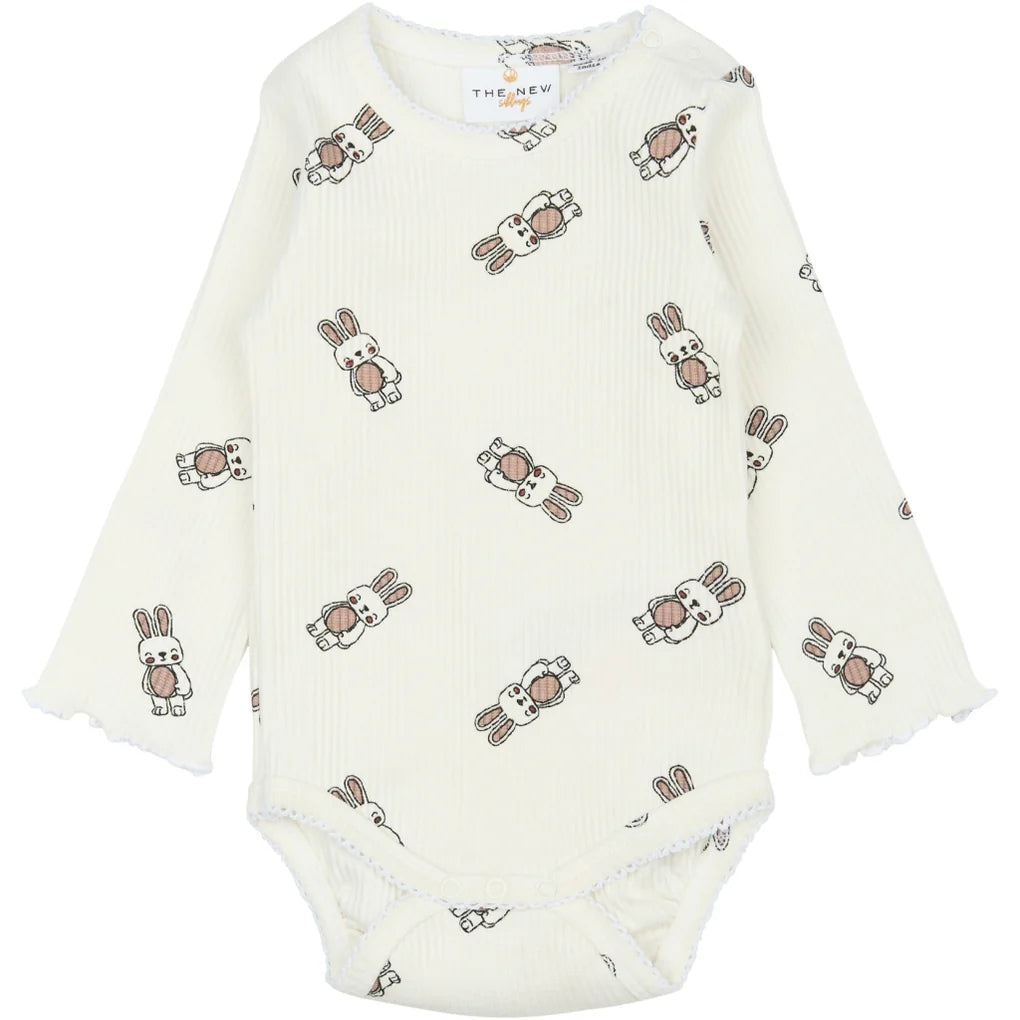 NEW! Pippa Long-sleeved Rib Bodysuit