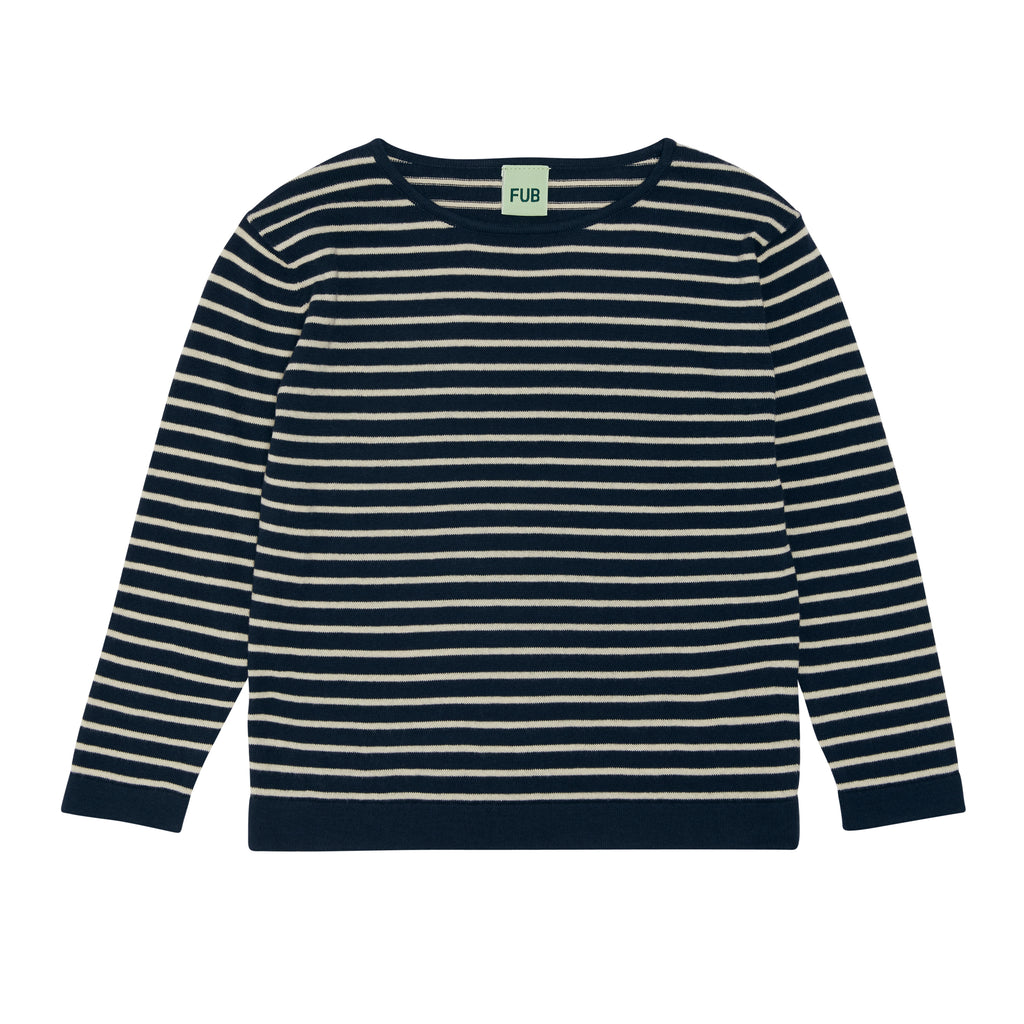 Premium organic stripe sweater