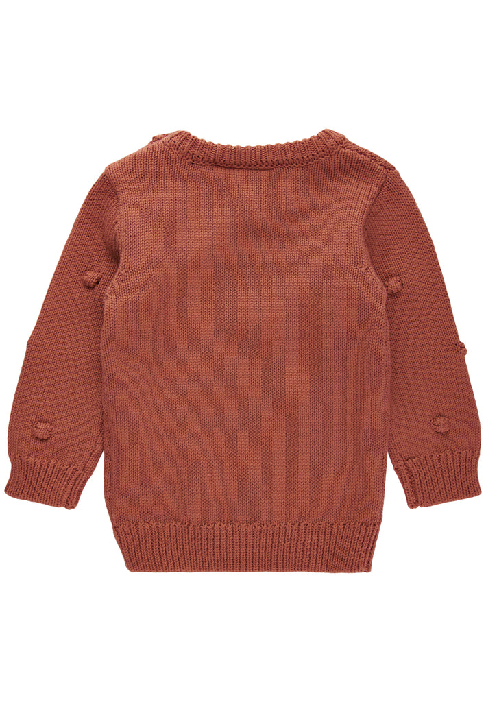 Dot knit sweater