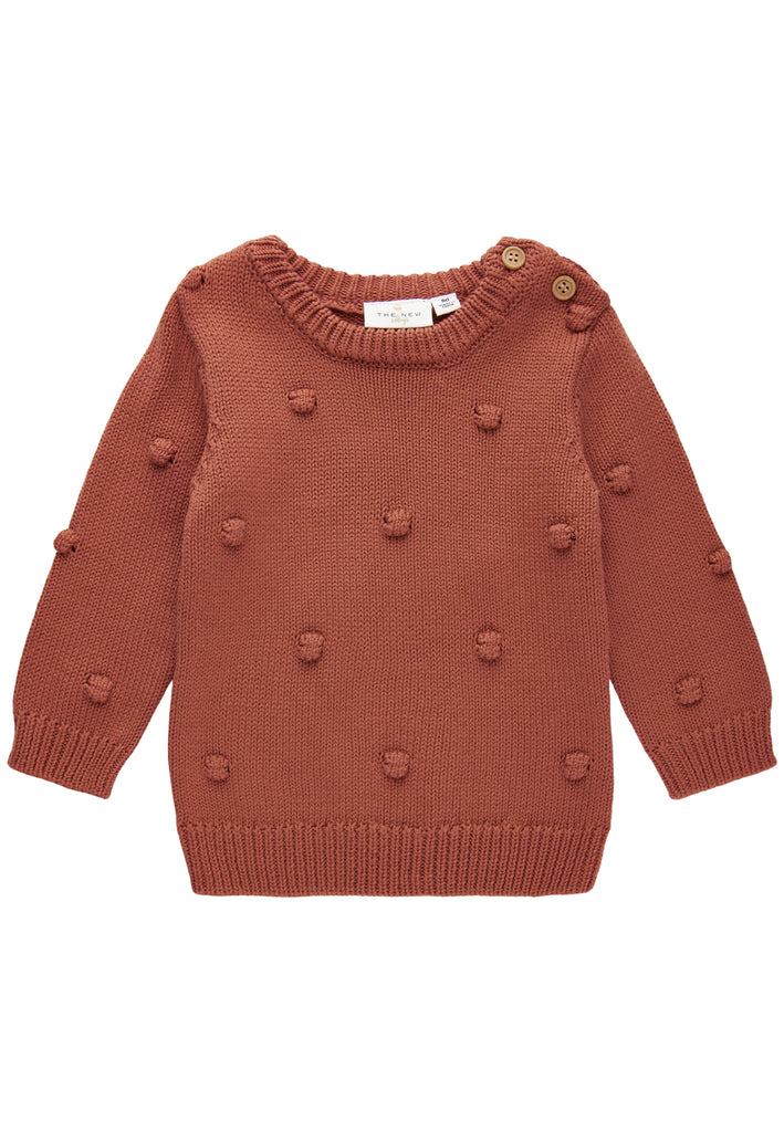 Dot knit sweater